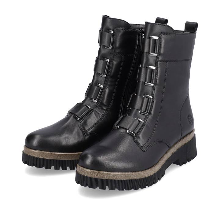Remonte Artikelnummer D1B75-01 remonte Damen Kurzstiefel glanzschwarz