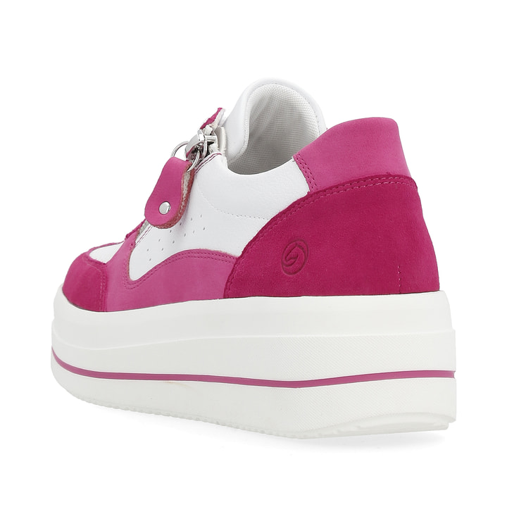 Remonte Artikelnummer D1C00-81 Remonte Damen Sneaker Fuchsia-schneeweiß