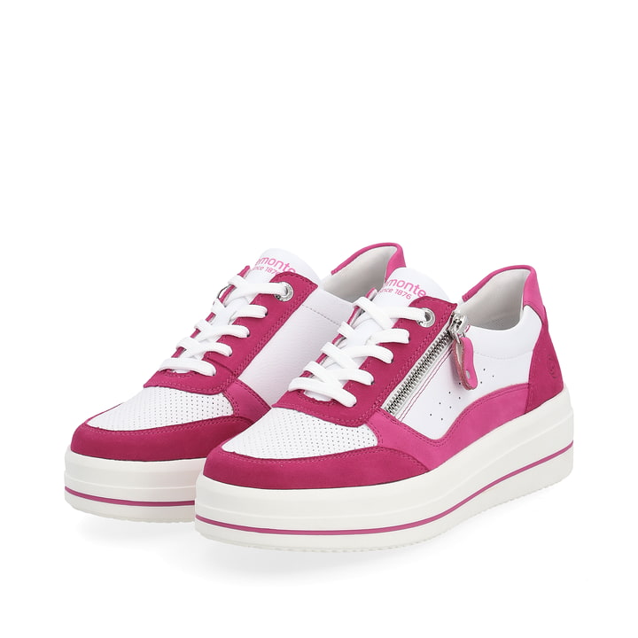 Remonte Artikelnummer D1C00-81 remonte Damen Sneaker fuchsia-schneeweiß