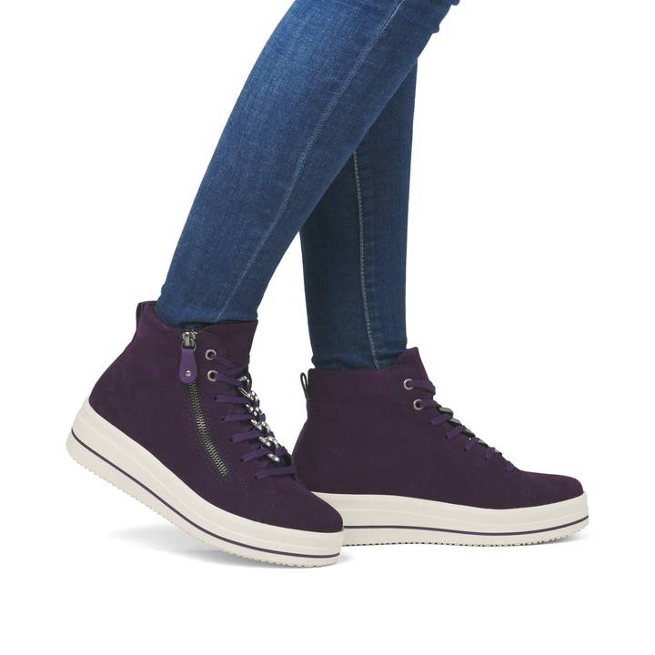 Remonte Artikelnummer D1C70-30 Remonte Damen Sneaker Aubergine