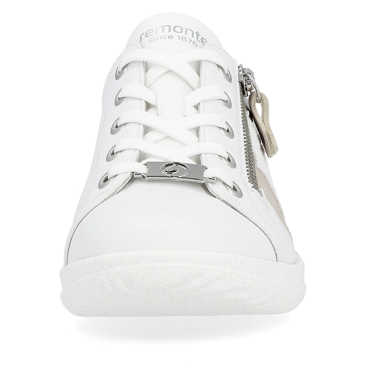 Remonte Artikelnummer D1E00-81 Remonte Damen Schnürschuhe Blütenweiß-metallic