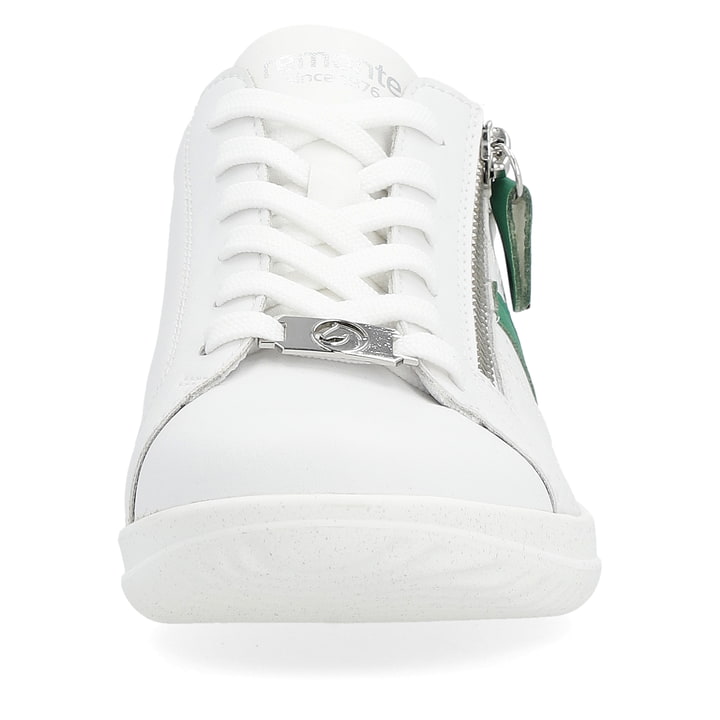Remonte Artikelnummer D1E01-80 Remonte Damen Schnürschuhe Reinweiß-smaragdgrün