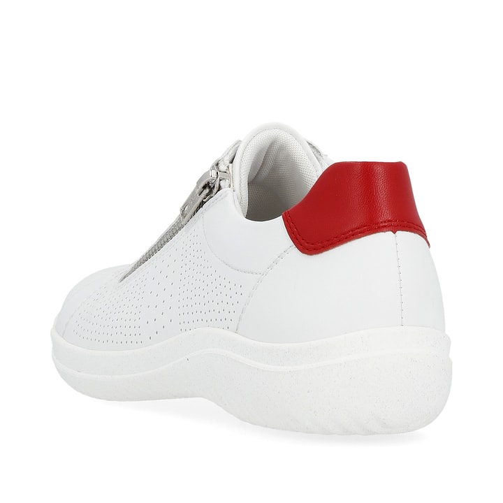 Remonte Artikelnummer D1E02-80 Remonte Damen Schnürschuhe Lilienweiß-kirschrot