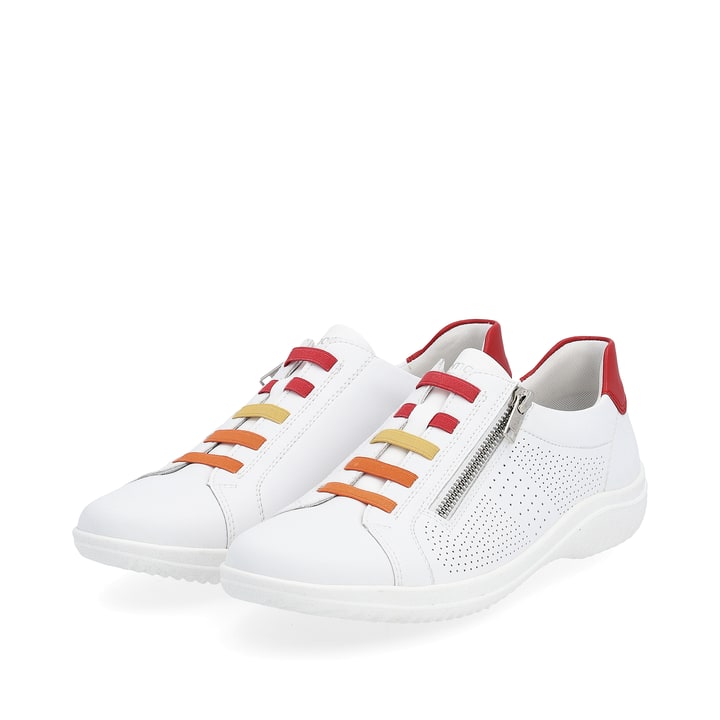 Remonte Artikelnummer D1E02-80 remonte Damen Schnürschuhe lilienweiß-kirschrot