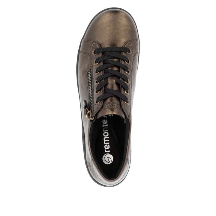 Remonte Artikelnummer D1E03-25 Remonte Damen Schnürschuhe Bronze-metallic
