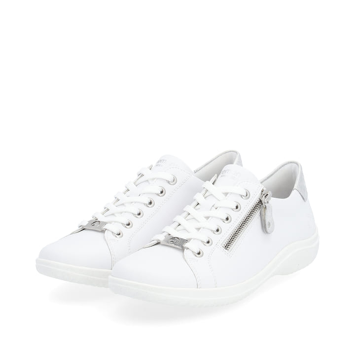 Remonte Artikelnummer D1E03-80 remonte Damen Schnürschuhe altweiß-metallicgrau
