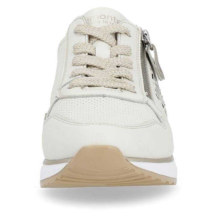 Remonte Artikelnummer D1G00-81 Remonte Damen Sneaker Cremeweiß-beigemetallic
