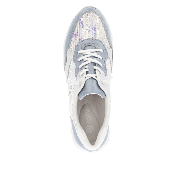 Remonte Artikelnummer D1G01-80 Remonte Damen Sneaker Pazifikblau-schimmernd
