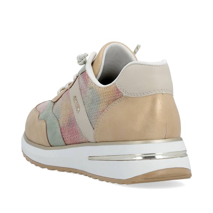 Remonte Artikelnummer D1G01-90 Remonte Damen Sneaker Regenbogenfarbig-sandbeige