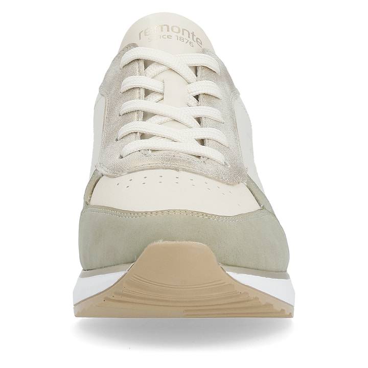 Remonte Artikelnummer D1G03-81 Remonte Damen Sneaker Vanilleweiß-khakigrün