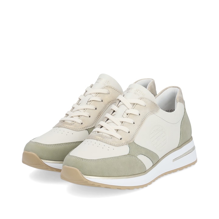 Remonte Artikelnummer D1G03-81 remonte Damen Sneaker vanilleweiß-khakigrün