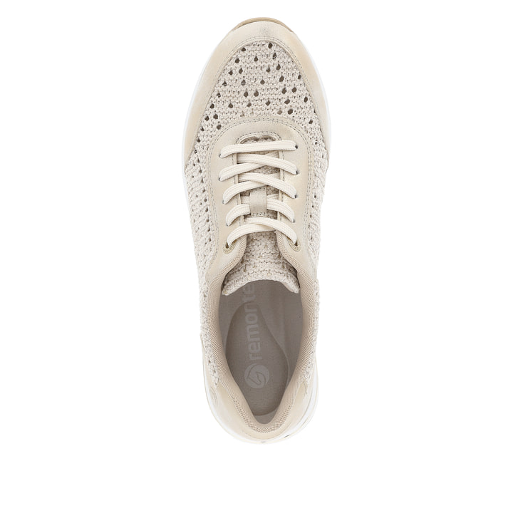 Remonte Artikelnummer D1G04-60 Remonte Damen Sneaker Beige-metallic