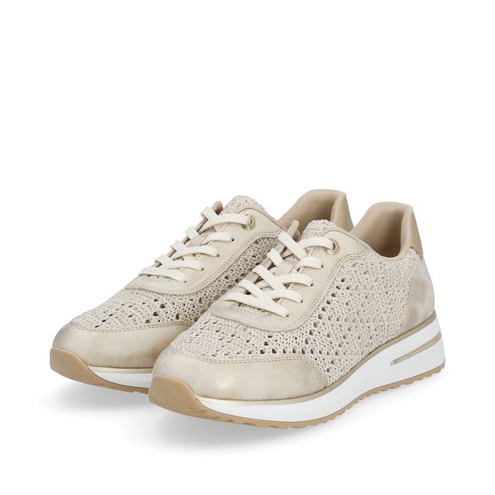 Remonte Artikelnummer D1G04-60 remonte Damen Sneaker beige-metallic