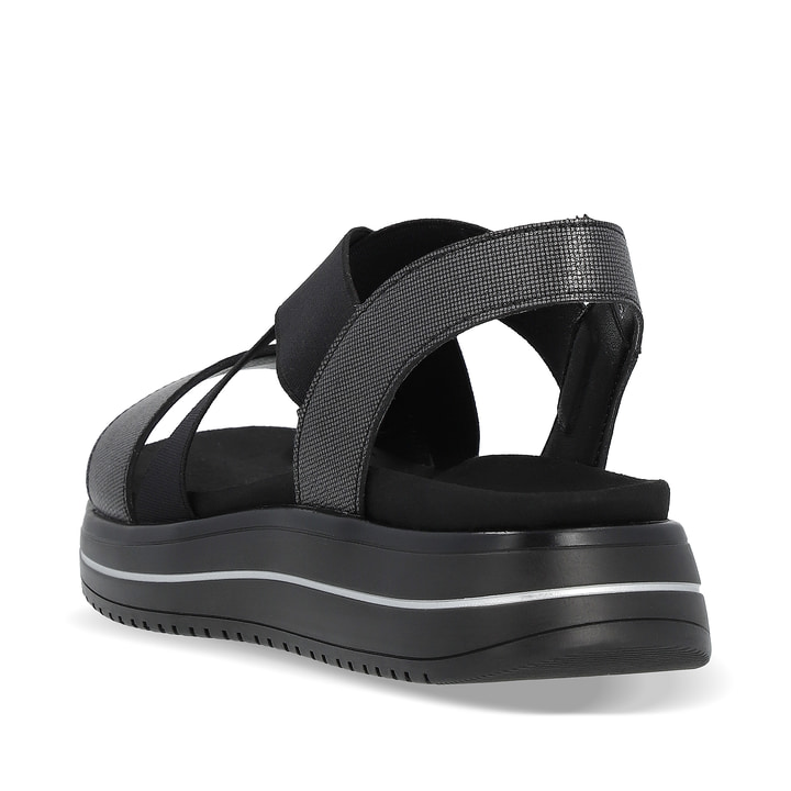 Remonte Artikelnummer D1J50-02 Remonte Damen Riemchensandalen Stahlschwarz