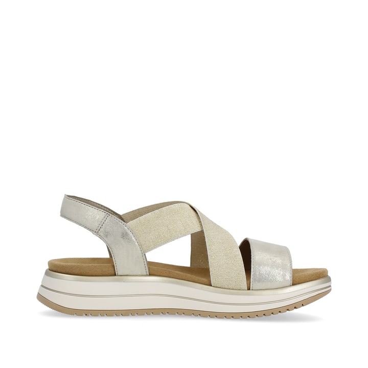 Remonte Artikelnummer D1J50-90 Remonte Damen Riemchensandalen Gold-silbermetallic