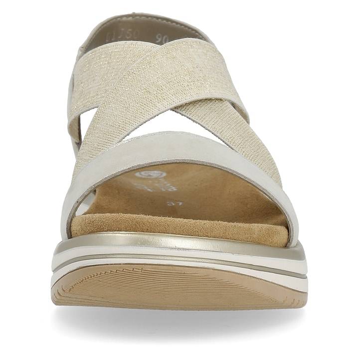 Remonte Artikelnummer D1J50-90 Remonte Damen Riemchensandalen Gold-silbermetallic