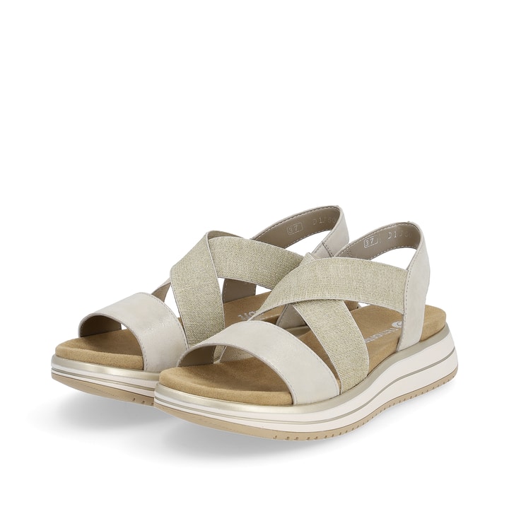 Remonte Artikelnummer D1J50-90 remonte Damen Riemchensandalen gold-silbermetallic