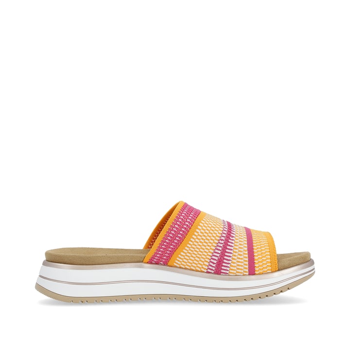 Remonte Artikelnummer D1J54-68 Remonte Damen Pantoletten Pink-mangogelb