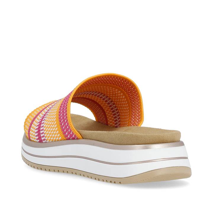 Remonte Artikelnummer D1J54-68 Remonte Damen Pantoletten Pink-mangogelb