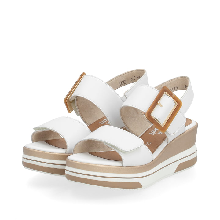 Remonte Artikelnummer D1P50-80 remonte Damen Keilsandaletten reinweiß