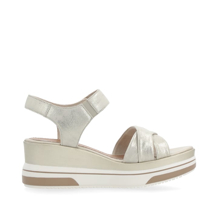 Remonte Artikelnummer D1P51-90 Remonte Damen Keilsandaletten Gold-metallic