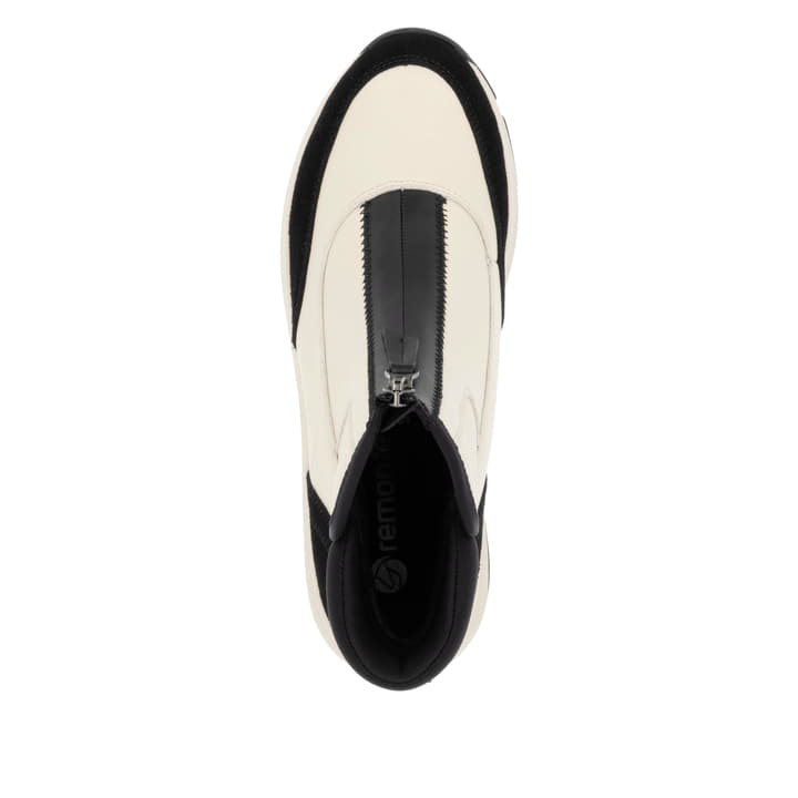 Remonte Artikelnummer D1S72-60 Remonte Damen Sneaker Hellbeige-tiefschwarz