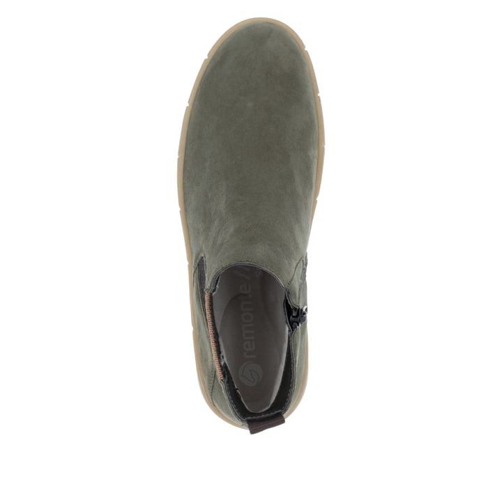 Remonte Artikelnummer D1T71-54 Remonte Damen Chelsea Boots Armeegrün