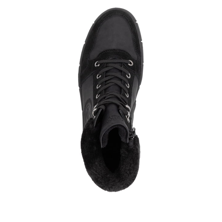 Remonte Artikelnummer D1T74-00 Remonte Damen Schnürstiefel Nachtschwarz