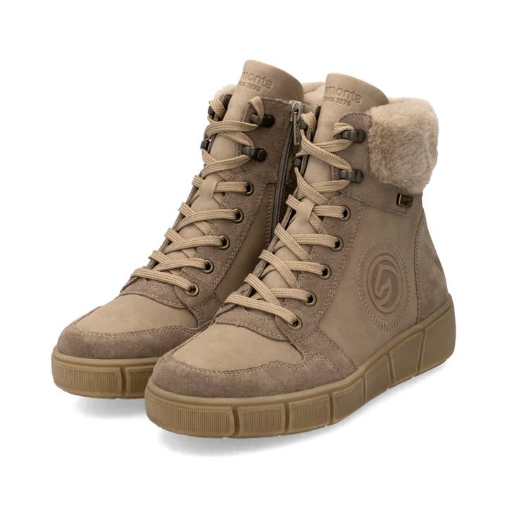 Remonte Artikelnummer D1T74-20 remonte Damen Schnürstiefel braunbeige