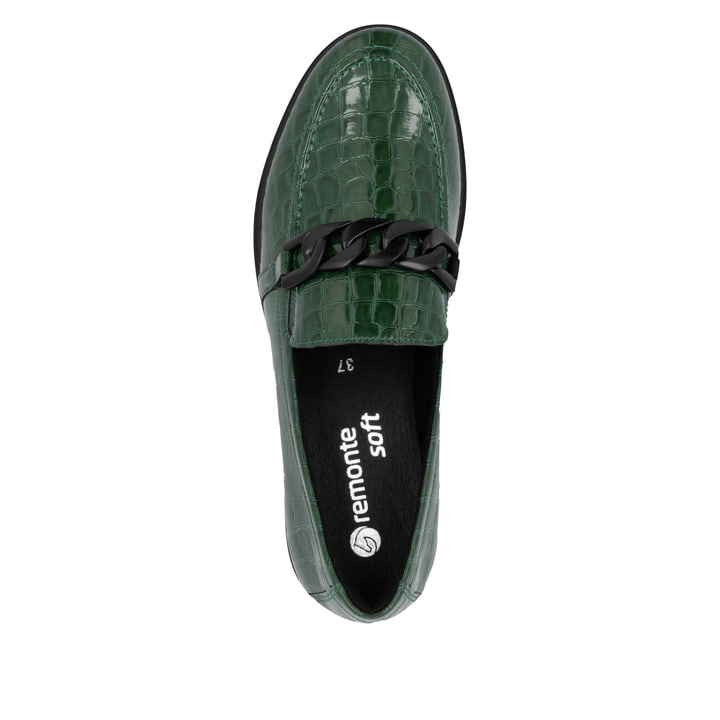 Remonte Artikelnummer D1U00-54 Remonte Damen Loafers Grasgrün