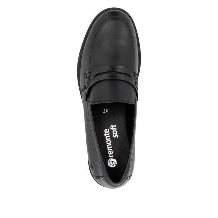 Remonte Artikelnummer D1U01-01 Remonte Damen Loafers Mattschwarz