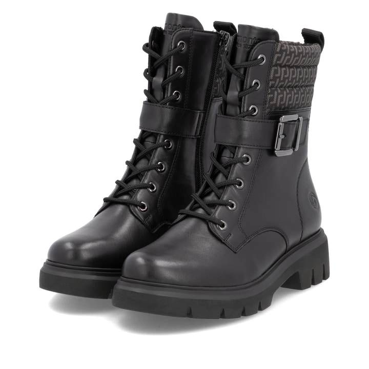 Remonte Artikelnummer D1W71-03 remonte Damen Schnürstiefel tiefschwarz