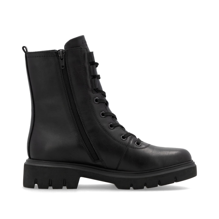 Remonte Artikelnummer D1W76-00 Remonte Damen Schnürstiefel Nachtschwarz