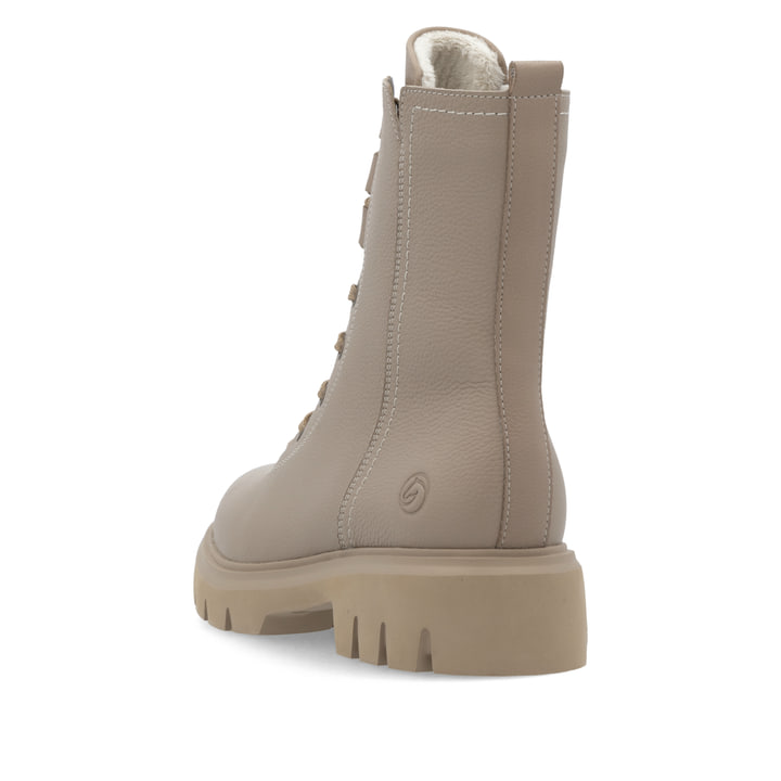 Remonte Artikelnummer D1W76-20 Remonte Damen Schnürstiefel Lehmbeige
