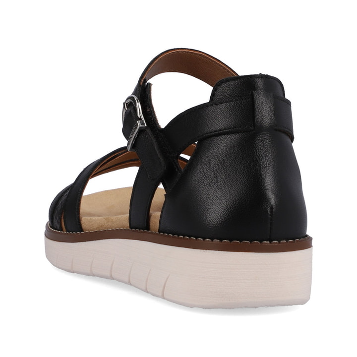 Remonte Artikelnummer D2046-01 Remonte Damen Riemchensandalen Graphitschwarz