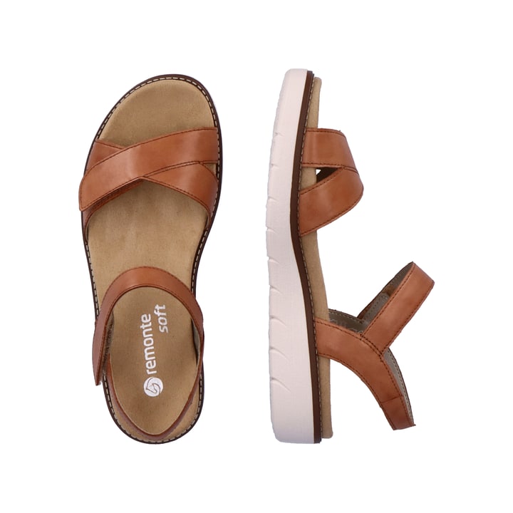 Remonte Artikelnummer D2049-22 Remonte Damen Riemchensandalen Karamellbraun