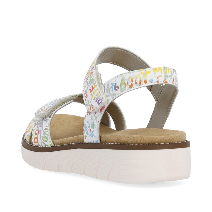 Remonte Artikelnummer D2049-81 Remonte Damen Riemchensandalen Multicolored-weiß