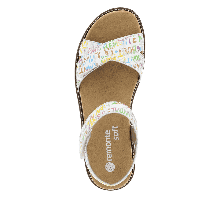 Remonte Artikelnummer D2049-81 Remonte Damen Riemchensandalen Multicolored-weiß