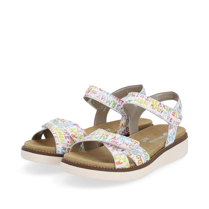 Remonte Artikelnummer D2049-81 remonte Damen Riemchensandalen multicolored-weiß