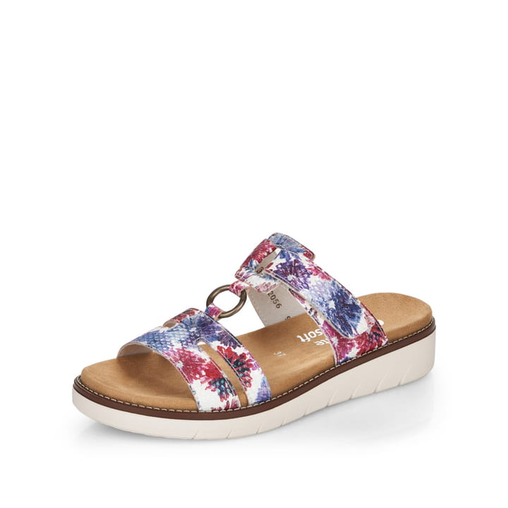 Remonte Artikelnummer D2056-91 Remonte Damen Pantoletten Blau-violett-geblümt