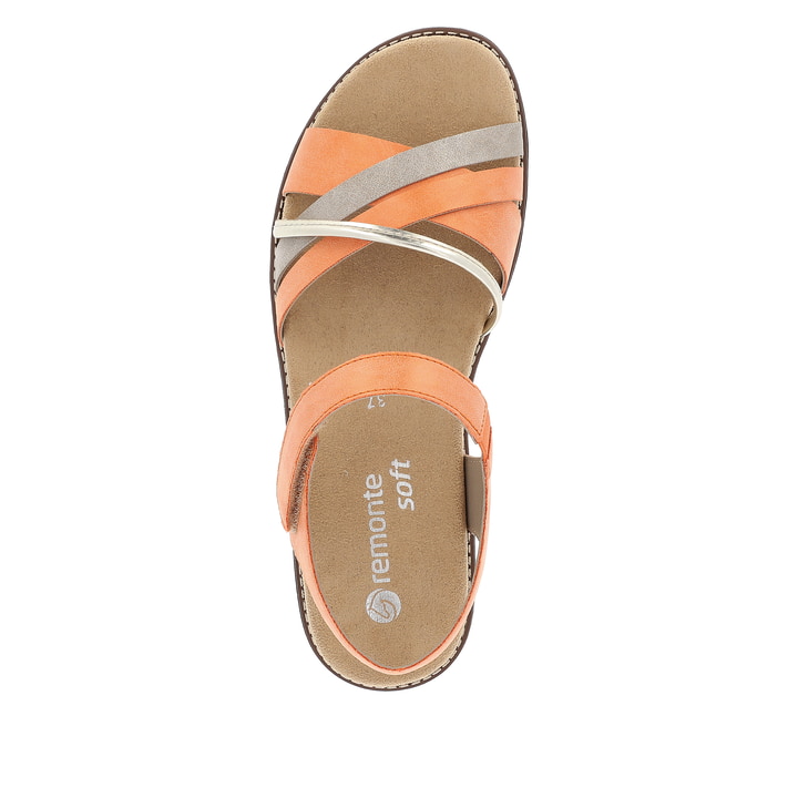 Remonte Artikelnummer D2058-38 Remonte Damen Riemchensandalen Glutorange