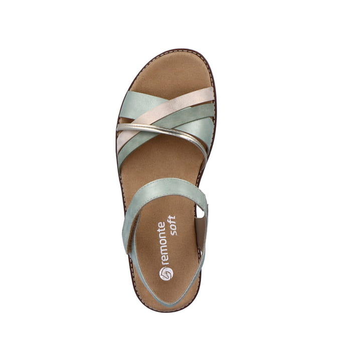 Remonte Artikelnummer D2058-52 Remonte Damen Riemchensandalen Mintgrün