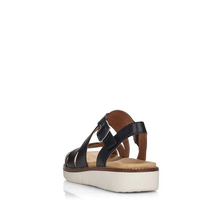 Remonte Artikelnummer D2060-01 Remonte Damen Riemchensandalen Tiefschwarz