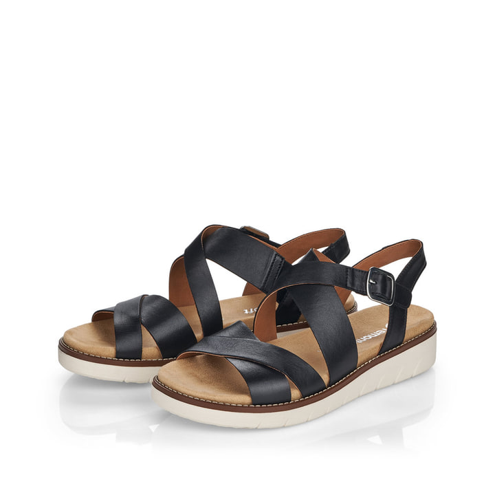 Remonte Artikelnummer D2060-01 remonte Damen Riemchensandalen tiefschwarz