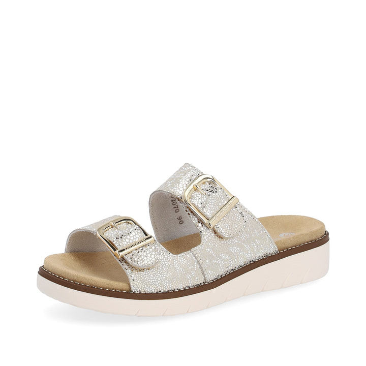 Remonte Artikelnummer D2070-90 Remonte Damen Pantoletten Metallic