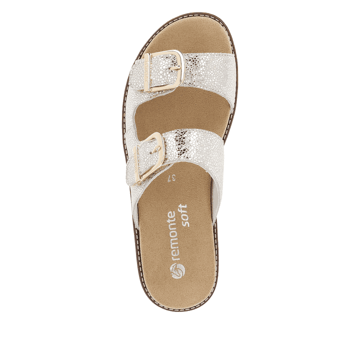 Remonte Artikelnummer D2070-90 Remonte Damen Pantoletten Metallic