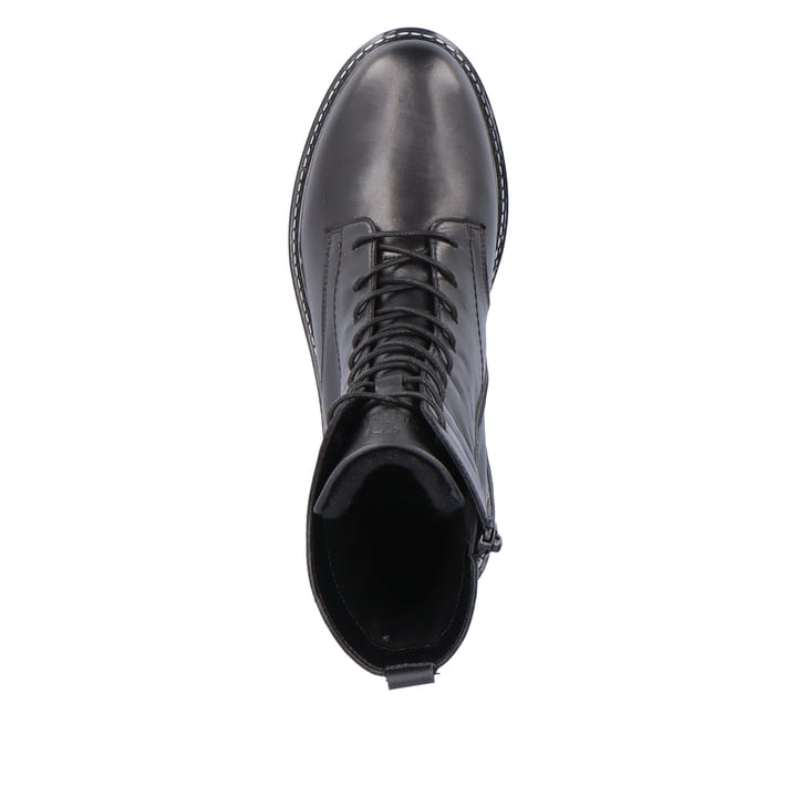 Remonte Artikelnummer D2278-01 Remonte Damen Schnürstiefel Mitternachtsschwarz