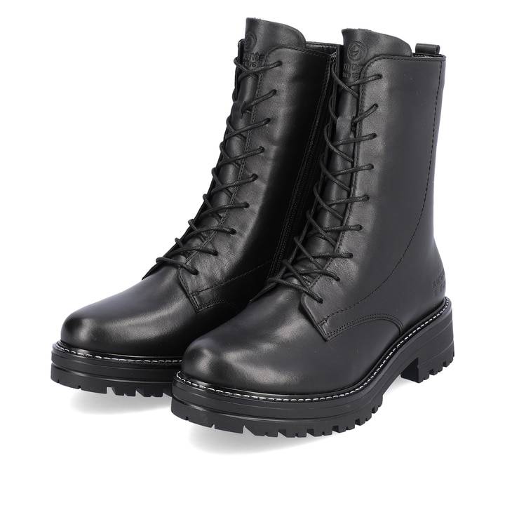 Remonte Artikelnummer D2278-01 remonte Damen Schnürstiefel mitternachtsschwarz