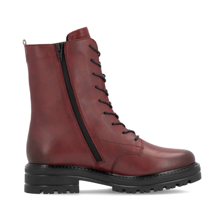 Remonte Artikelnummer D2278-36 Remonte Damen Schnürstiefel Himbeerrot