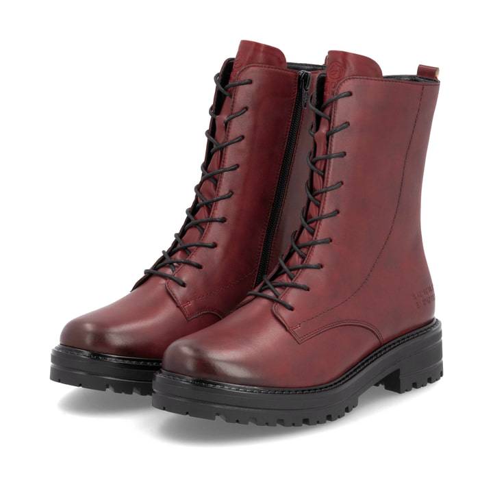 Remonte Artikelnummer D2278-36 remonte Damen Schnürstiefel himbeerrot